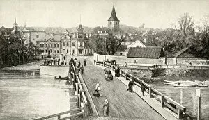 View of the town of Tartu, Republic of Estonia