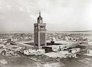 Tunis Prints: View of Tunis, Tunisia, circa 1890