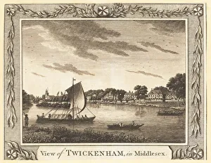 Pastoral Prints: View of Twickenham in Middlesex, 1784
