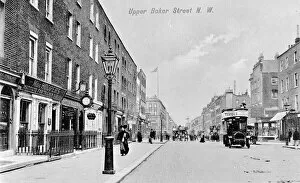 Images Dated 13th September 2017: View of Upper Baker Street, Marylebone, London