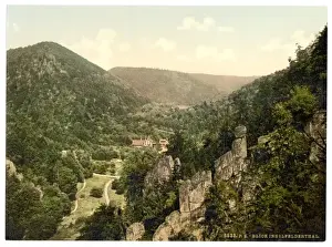 Hartz Prints: View in the Valley of Ilfeld, Ilfeld, Hartz, Germany