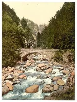 A View in the valley, Wehrathal, Black Forest, Baden, German