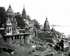 View of Varanasi (Benares), Uttar Pradesh, India