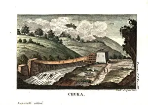 View of the village of Chuka, Tibet