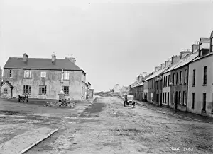 View of a village square, location unknown, perhaps Dunfanag