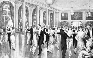 A view of a Waldorf Hotel dinner dance, 1915