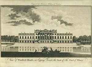 Mansions Prints: View of Wanstead House, the seat of the Earl of Tilney (Tylney)