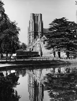 Cathedrals Prints: View of Wells Cathedral, Somerset