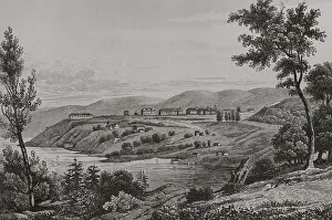 Jefferson Prints: View of West Point. The United States Military West Point