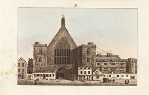 Porch Prints: View of Westminster Hall, London, 1800s