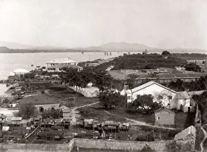 View of Whampoa, near Canton (Guangzhou) China c. 1890