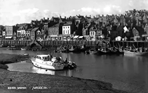 View of Whitby Harbour, North Yorkshire