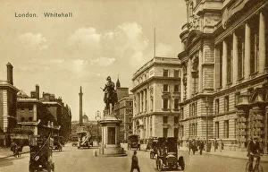 Whitehall Collection: View down Whitehall, London