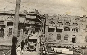 Wires Prints: View across Whiteley Bridge, Ashar Creek, Basra, Iraq