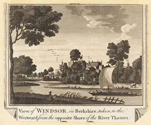 View of Windsor Castle and the river Thames, 1784