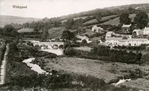 Exmoor Prints: View of Withypool, Exmoor, Somerset, England