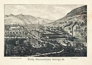 View of the Wuerttemberg Metalware Factory