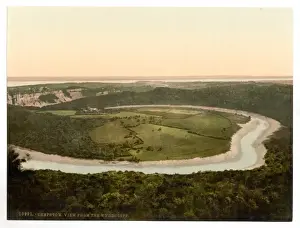 Chepstow Prints: View from the Wyndcliffs, Chepstow, England