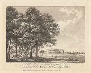 Landscaped Prints: View of Wynn Stay or Wynnstay, Denbighshire