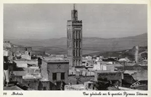 Images Dated 6th June 2017: View of Zitoune minaret, Meknes, Morocco