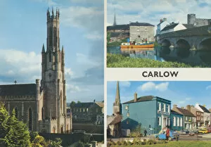 Three views of Carlow, County Carlow, Republic of Ireland