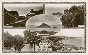 Images Dated 7th July 2016: Five views of Penzance, Cornwall