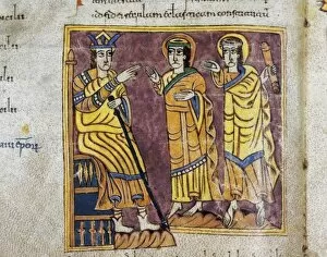 Escorial Collection: Vigilian or Albelda Codex. 10th c. Constantine