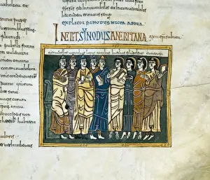 Vigilian or Albelda Codex. 10th c. Council of