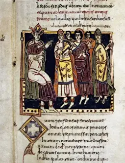 Hispanic Prints: Vigilian or Albelda Codex. 10th c. Council of