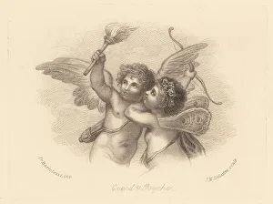 Torch Prints: Vignette of Cupid and Psyche, 1800