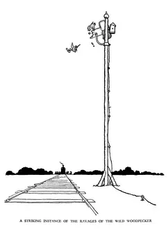 Vignette illustration, Railway Ribaldry by W Heath Robinson