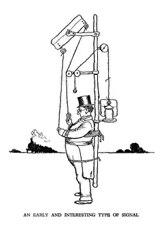1835 Prints: Vignette illustration, Railway Ribaldry by W Heath Robinson