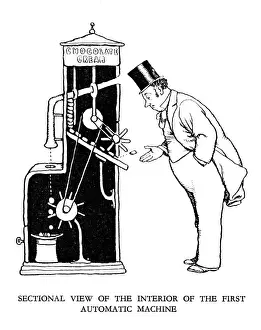 Vignette illustration, Railway Ribaldry by W Heath Robinson
