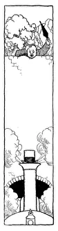 Vignette illustration, Railway Ribaldry by W Heath Robinson