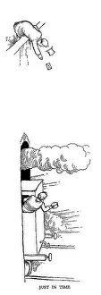 Vignette illustration, Railway Ribaldry by W Heath Robinson