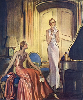 Two Elegant Ladies