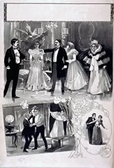 Ball Room Collection: Vignettes of ballroom scene, stabbing attempt, and a couple