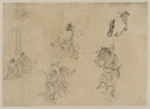 Vignettes of supernatural beings and mythical events possibl Vignettes of supernatural beings and mythical events possibl