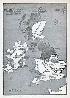 Scot Land Collection: Viking Britain Map