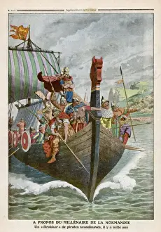 Vikings Prints: Vikings on French Coast