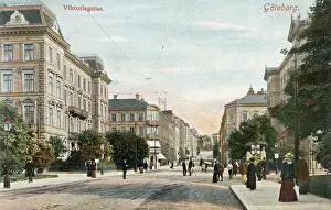 Overhead Prints: Viktoriagatan, Gothenburg (Goteborg), Sweden
