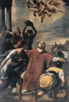 Viladomat Prints: VILADOMAT i MANALT, Antoni (1678-1755). Stoning