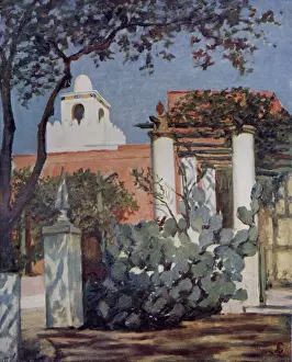 Villas Prints: Villa at Naples, Italy