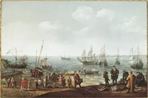 Sea Scape Prints: VILLAERTS, Adam (1577-1664). Seascape. 1621