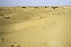 Village Arba - in sand dunes of Central Karakum desert