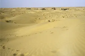 Barren Prints: Village Arba - in sand dunes of Central Karakum desert