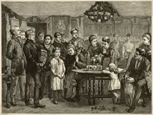 Squires Prints: Village Choir, New Year
