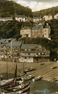 Clovelly Prints: The Village, Clovelly, Devon