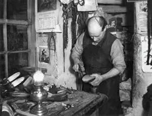 Shoe Maker Collection: Village Cobbler 1937