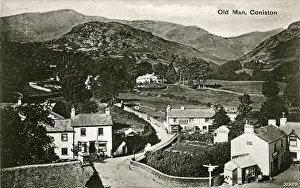 Coniston Prints: The Village, Coniston, Cumbria